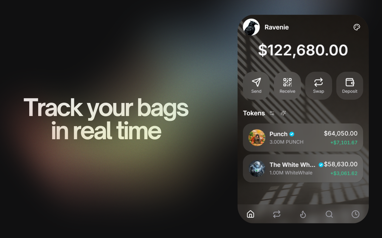 Track your bags in real time